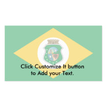 Ceara Brasil, Brazil flag Business Card Templates