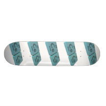 Ceca as Ce Cerium and C Calcium Skateboard Deck