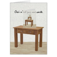 Ceci N'est Pas Une Carte Greeting Card