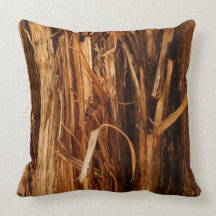 Cedar Bark Design Pillow