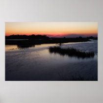Cedar Key Breezy Sunset  Print