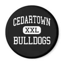 Cedartown - Bulldogs - High - Cedartown Georgia Refrigerator Magnet