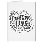 Cee Mee Fly 1 Greeting Cards