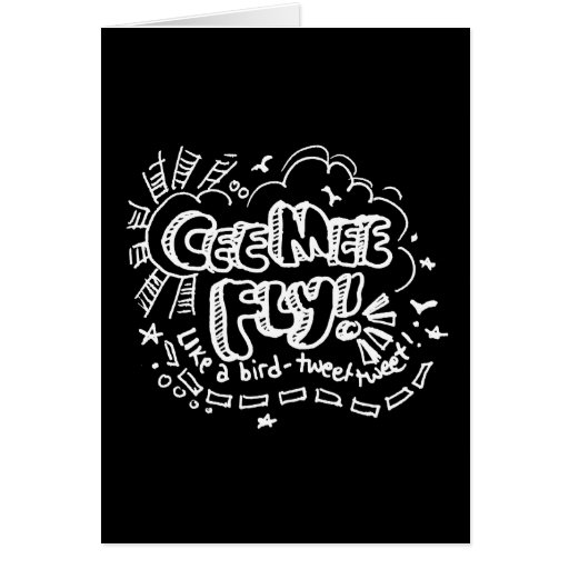 Cee Mee Fly 2 Greeting Cards