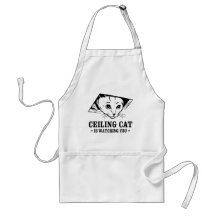 Ceiling Cat is Watching You Apron