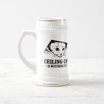 Ceiling Cat is Watching You Coffee Mugs