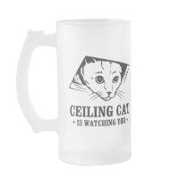 Ceiling Cat is Watching You Coffee Mugs
