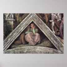 Ceiling Fresco For The Story Of Creation In The Poster