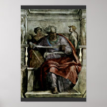 Ceiling Fresco For The Story Of Creation In The Si Poster