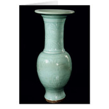 Celadon glazed vase, Yuan Dynasty Card