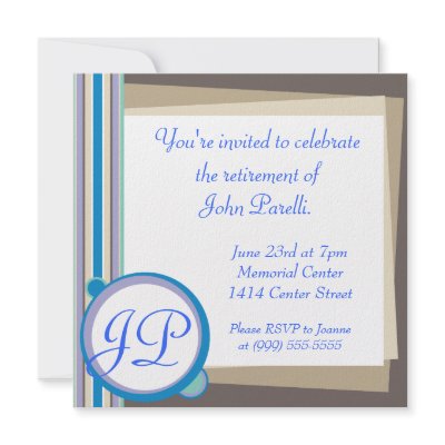 Celebrate a Retirement Invite by ideapony