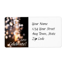 Celebrate Address label
