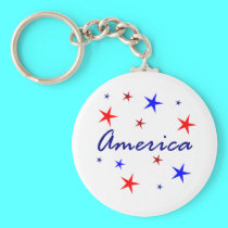 Celebrate America keychains