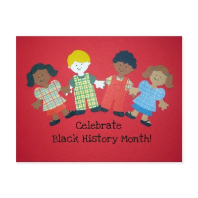 Celebrate Black History Month Post Cards by Snowpeaceful