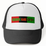 Celebrate Black History--Red, Black & Green Banner Hats