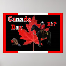 Celebrate Canada Day Poster