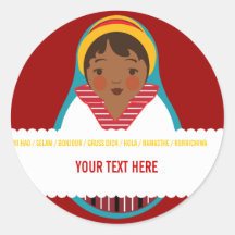 Celebrate Culture & Diversity One World Label Sticker