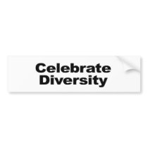 Celebrate Diversity Bumper Stickers