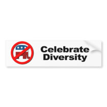 Celebrate Diversity Bumper Sticker