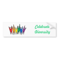 Celebrate DIversity Bumper Sticker