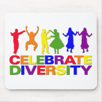 Celebrate Diversity mousepad