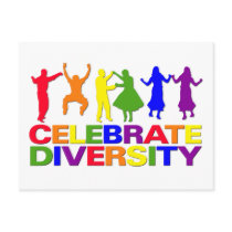 Celebrate Diversity postcard