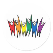Celebrate DIversity Round Sticker