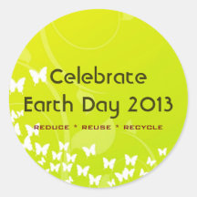 Celebrate Earth Day 2013 Sticker