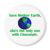 Celebrate Earth Day Fridge Magnet