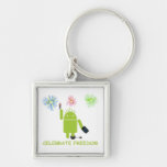 Celebrate Freedom (Android Software Developer) Keychain