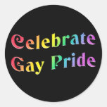 Celebrate Gay Pride Round Sticker