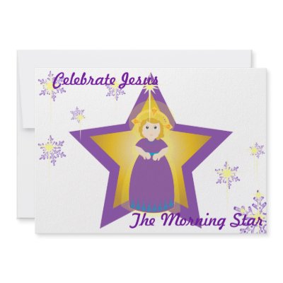 Celebrate Jesus The Morning Star-Customize Personalized Invites by wholeheartedly