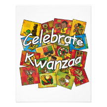 Celebrate Kwanzaa Collage Custom Invites