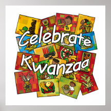 Celebrate Kwanzaa Collage Print