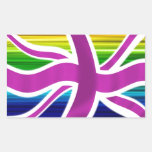 Celebrate Legal Gay Marriage in the UK! Rectangular Sticker