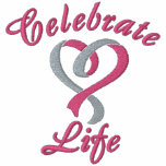 Celebrate Life Embroidered Hooded Sweatshirt