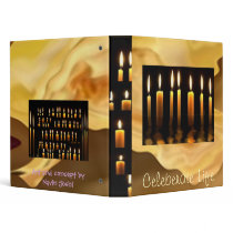 Celebrate Life -  Enjoy and share the joy 3 Ring Binder