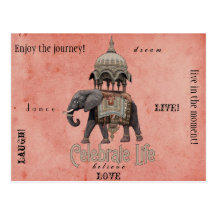 Celebrate life post card