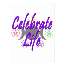 Celebrate Life Postcard