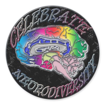 Celebrate Neurodiversity Stickers by webcarve