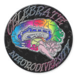 Celebrate Neurodiversity stickers