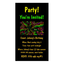 Celebrate Party Invite Cards Business Card