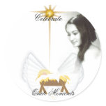 Celebrate Quiet Moment With Jesus-Customize Round Stickers