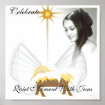 Celebrate Quiet Moments With Jesus-Customize Poster