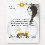 Celebrate Quiet Time With Jesus-Customize Mouse Pad