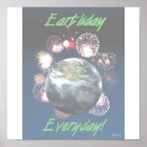 Celebrate the Earth lg-lay Poster