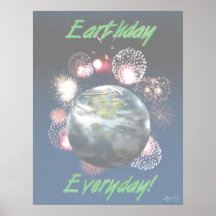 Celebrate the Earth lg-lay Print