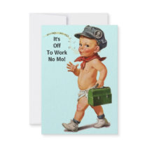 Celebrate w/ Fun Retro Retirement Party Invitation