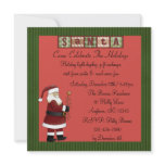 Celebrate With Santa Christmas Invitations