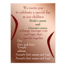 Celebrate with Us Personalized Invitations